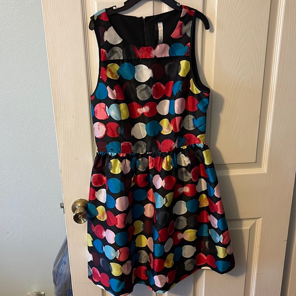 Colorful a-line dress